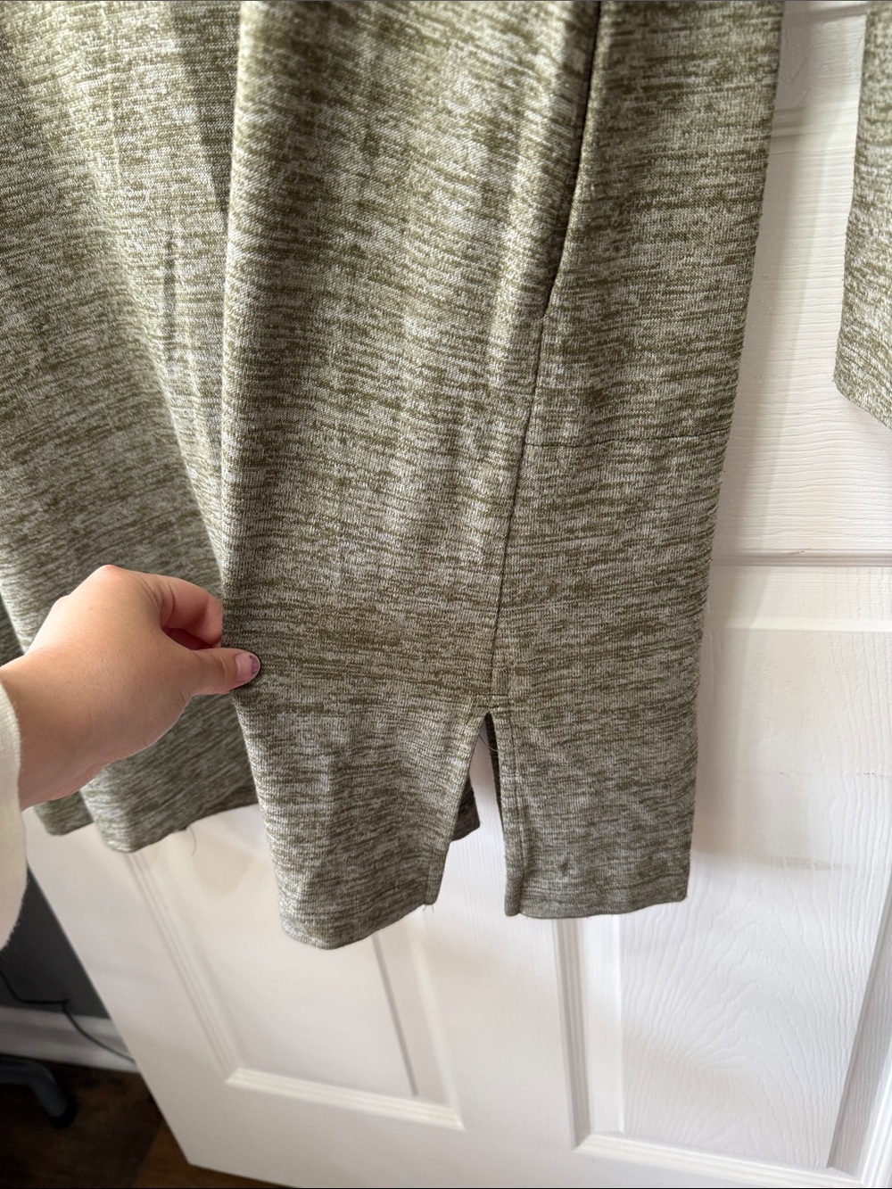 Lands’ End Olive Green Cardigan Sweater - Picture 7 of 7